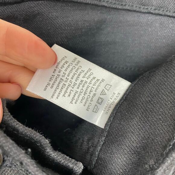 Everlane Black Straight Ankle Jeans - Women's Size 32 x Ankle - Picture 7 of 10